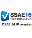 SSAE 16 Type II SOC 1 CSAE 3416 Type II audits